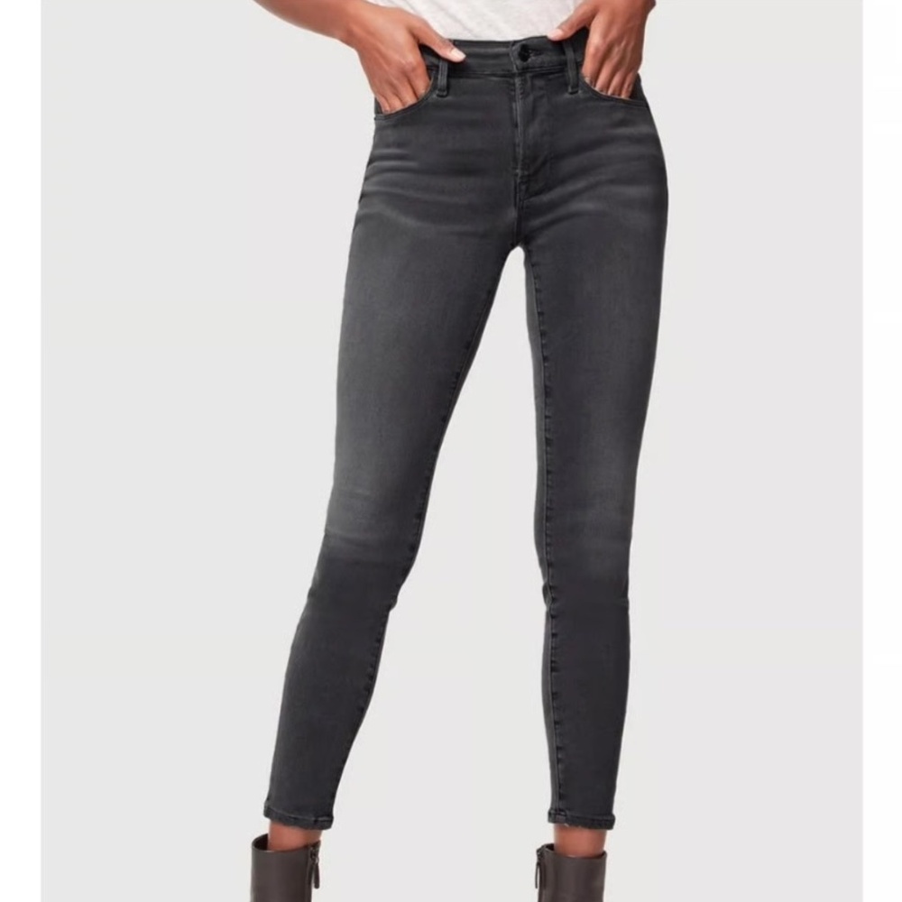 FRAME Le High Skinny Jeans Women’s Size 30 Gray Washed Stretch High Rise Denim P